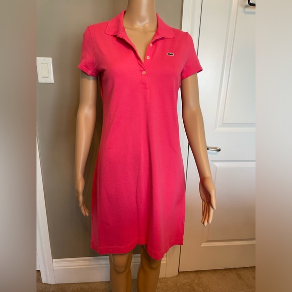 Lacoste pique polo dress size 6 - Picture 5 of 8